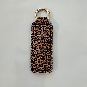 Chapstick or lipstick holder. For keychain or purse.